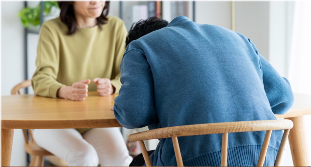 浮気夫の不倫は身に染みて懲りなければ終わらない-謝罪する夫|探偵事件簿-福岡